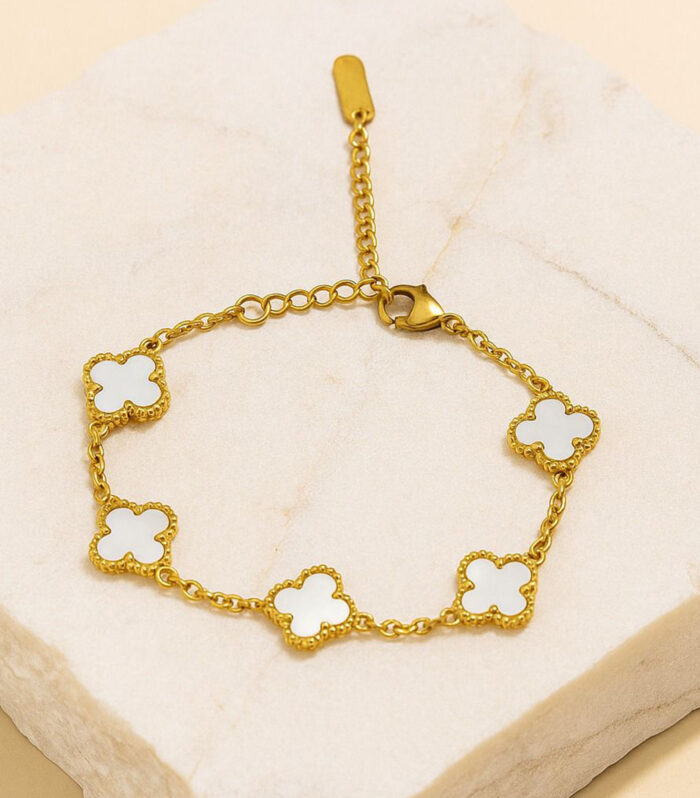 White Clove Bracelet