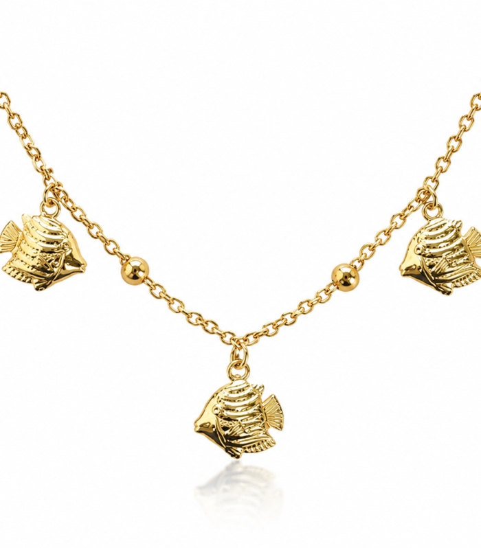 Golden Reef Charm Necklace