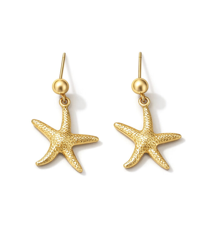 Starfish Drop Earrings