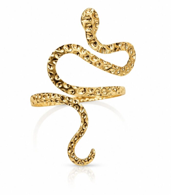 Textured Snake Arm Cuff